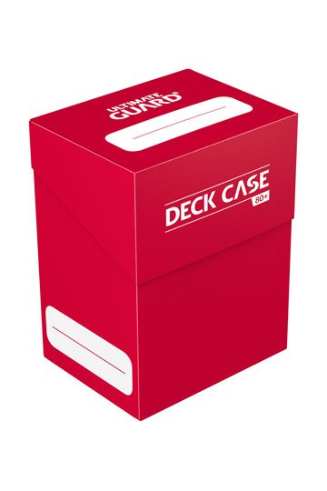 Ultimate Guard Deck Case 80+ Caja de Cartas Tamaño Estandar Rojo