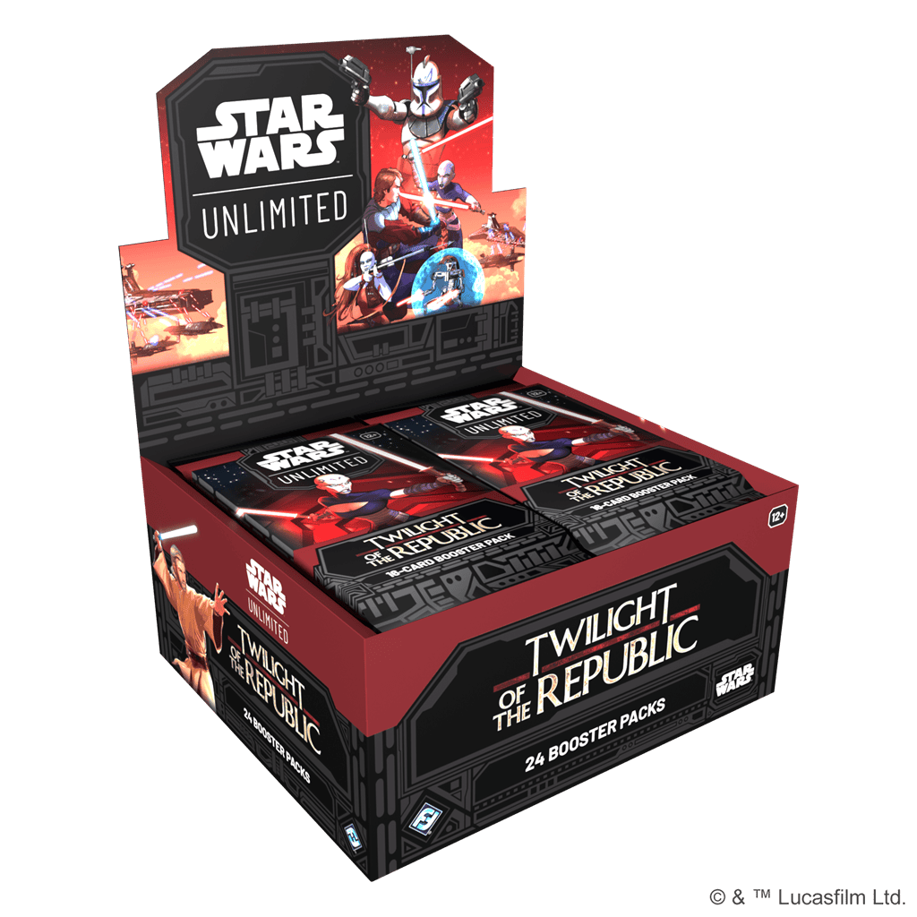 STAR WARS: UNLIMITED OCASO DE LA REPUBLICA : Caja de Sobres (24 Sobres) ENG