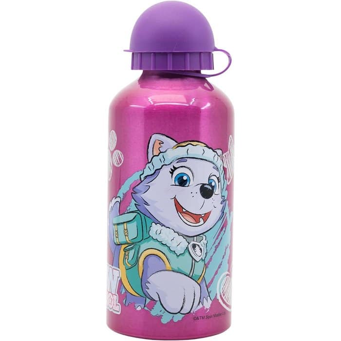Botella Aluminio Pequeña 400 Ml. Patrulla Canina