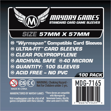Wyrmspan Compatible Card Sleeves (57 x 57)