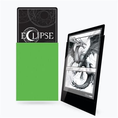 UP Standard Sleeves Gloss Eclipse Lime Green (100 Sleeves)