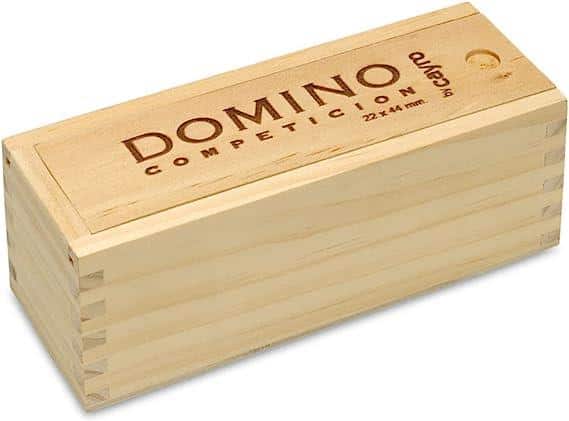 Juego De Mesa Domino Competicion Caja Madera