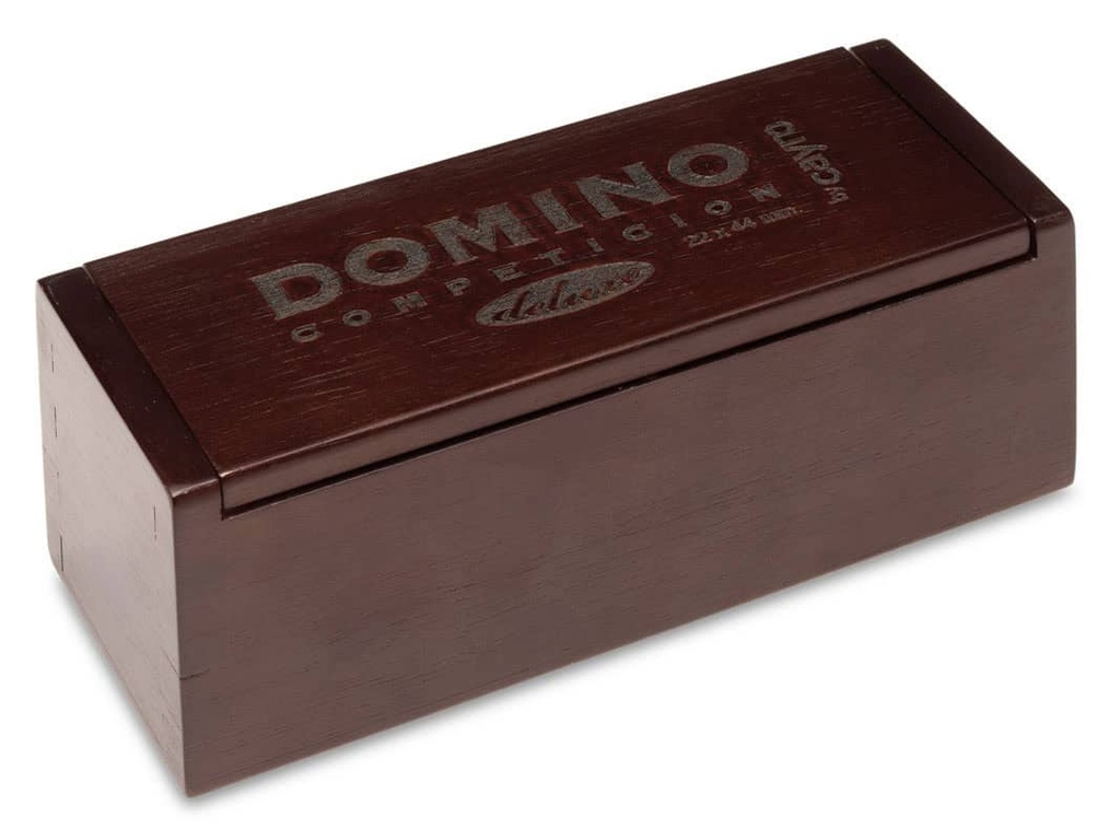 JUEGO DE MESA DOMINO COMPETICION CAJA MADERA DELUXE