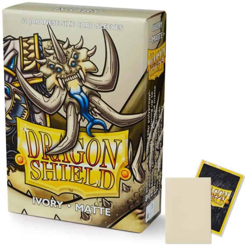 Dragon Shield Small Sleeves - Japanese Matte Ivory (60 Sleeves)