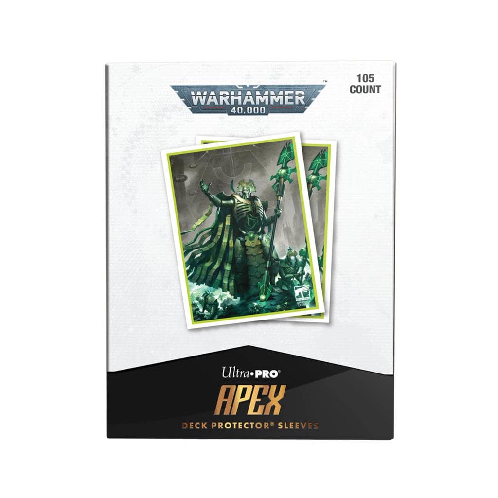 UP Necron Codex Aligned 105ct Apex Deck Protector sleeves for Warhammer 40,000