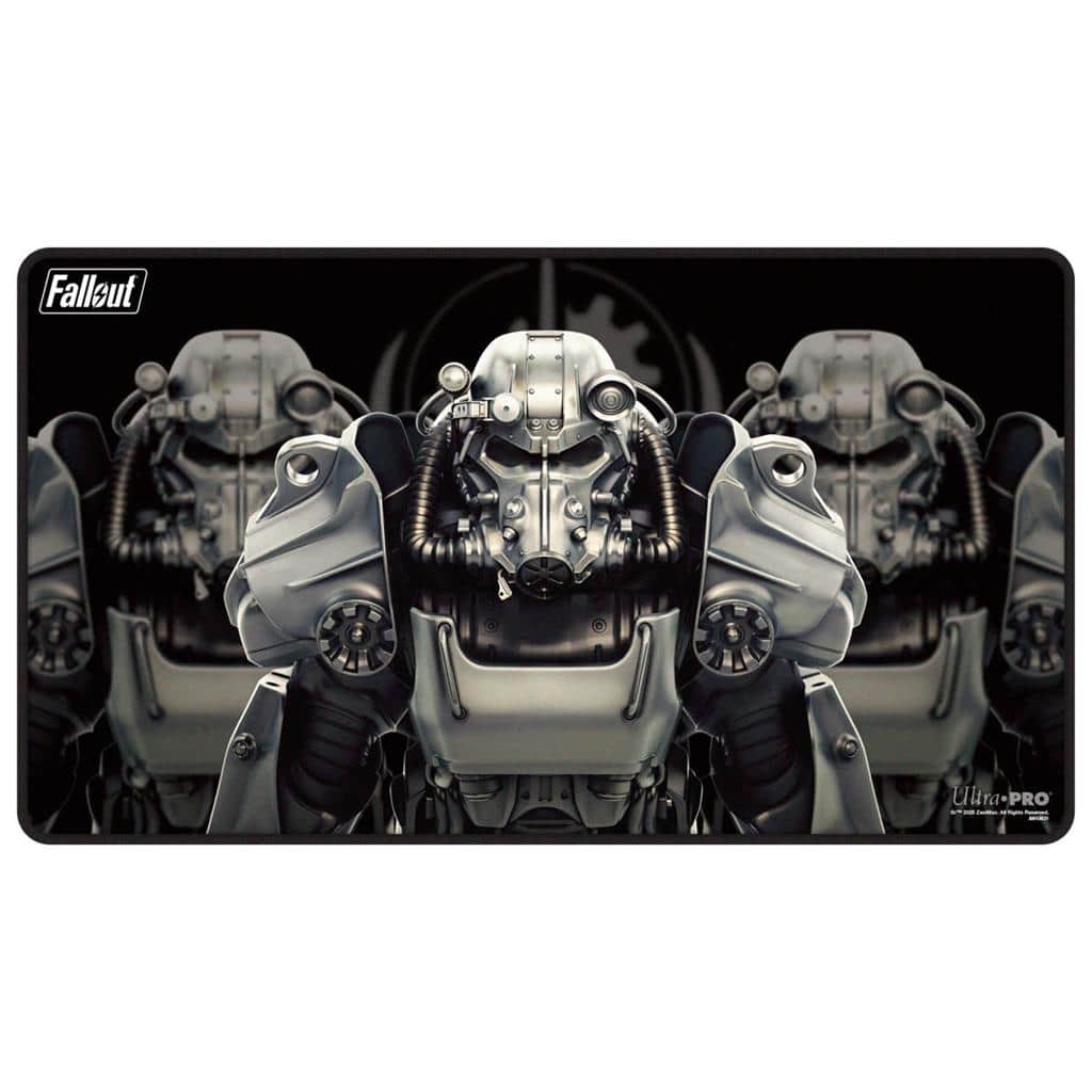 UP - Brotherhood of Steel Black-Stitched Playmat for Bethesda - Fallout