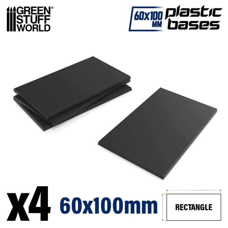 Peanas de plastico - Rectangulares 100x60mm