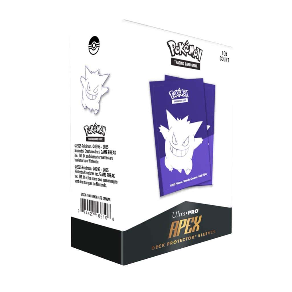 UP - Elite Gengar 105ct Apex Deck Protector Sleeves for Pokemon