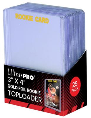 UP - Toploader - 3" x 4" Rookie Gold (25 pieces)