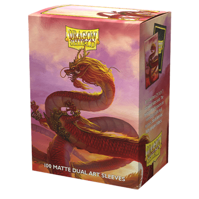Dragon Shield Art Sleeves - Standard size - Matte Dual - Year of the Wood Dragon (100 Sleeves)