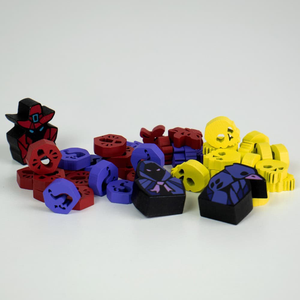 [paganwood] Wooden Token Set - Pagan: El destino de Roanoke