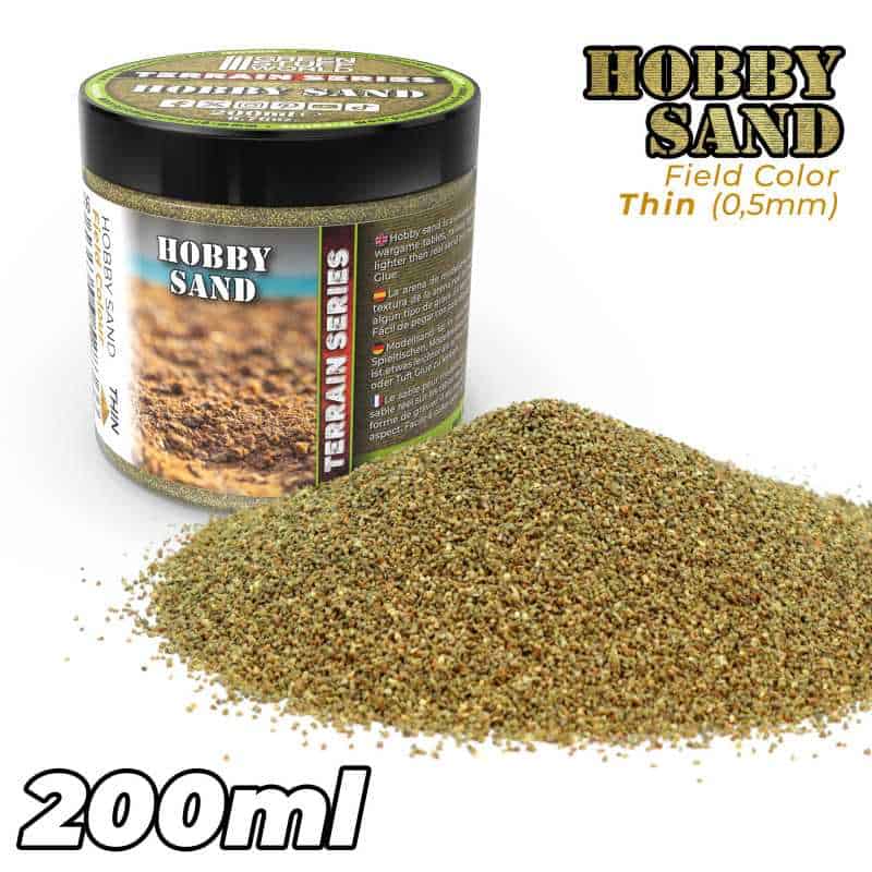 Arena Modelismo Fina 200ml - Field Sand
