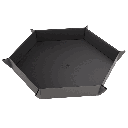 Bandeja tira dados Magnetic Dice Tray Hexagonal Black/Gray