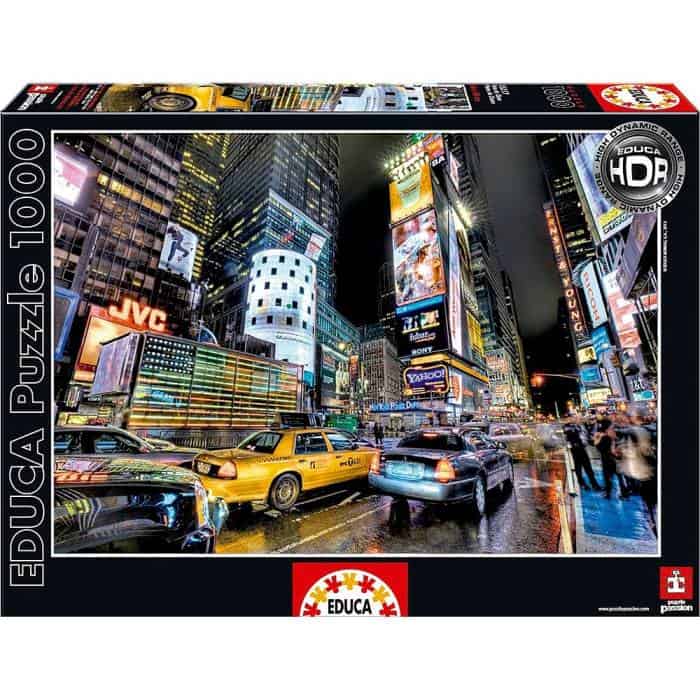 Puzzle Educa 1000 TIMES SQUARE, NUEVA YORK HDR