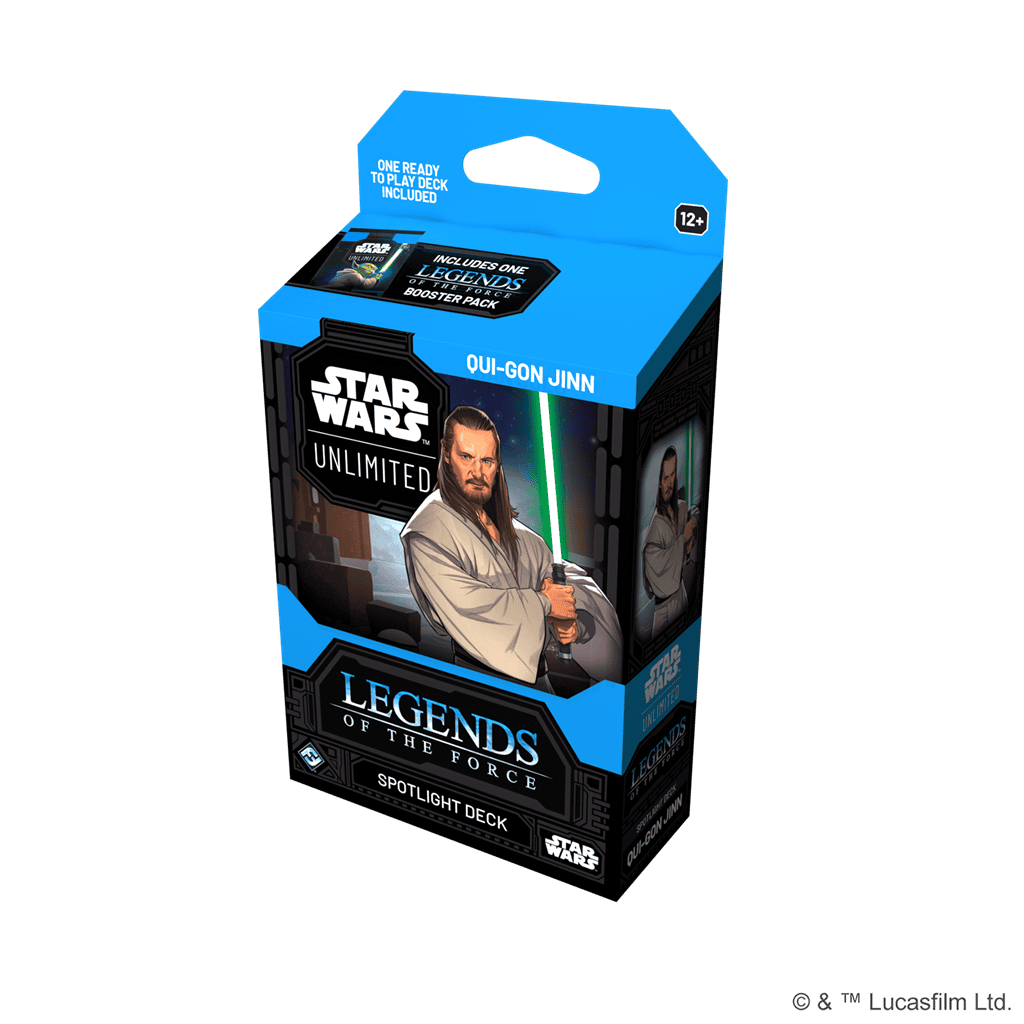 Star Wars Unlimited: Legends of the Force Qui-Gon Jinn Ingles