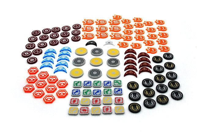 Set de tokens compatible con SW Shatterpoint