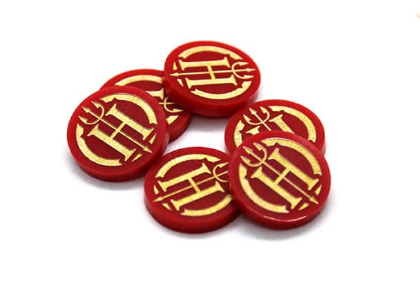 [1000000000017-1-1-1-1-1] Set de 6 tokens Hellfire Club compatibles con Marvel Crisis Protocol