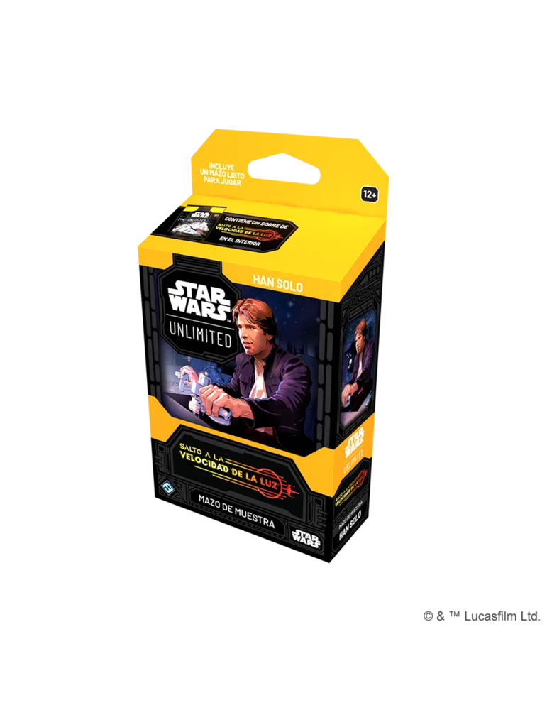 Star Wars Unlimited SALTO A LA VELOCIDAD DE LA LUZ Han Solo Deck SPA