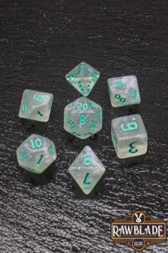 RAWBLADE GOTHIC SET DADOS EMERALD (7)