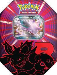 Pokémon TCG Team Rocket Fall ex Tin Display Inglés