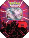 Pokémon TCG Team Rocket Fall ex Tin Display Inglés