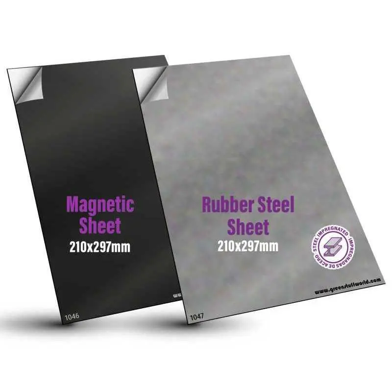 Pack de Láminas Magnéticas y Planchas Metálicas para imanes 