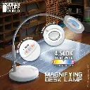 Lampara con lupa Faded White 