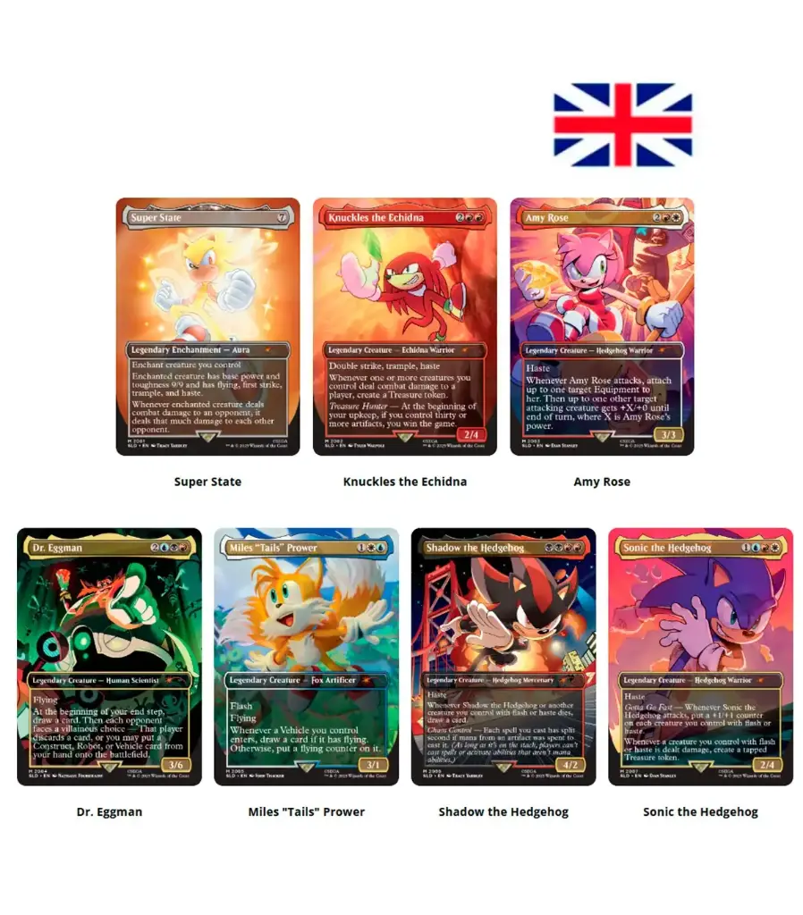 MTG  Secret Lair x Sonic: Friends & Foes WPN Exclusive noFoil  EN