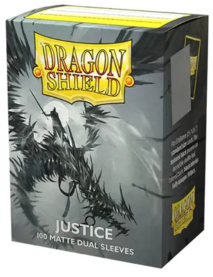 Dragon Shield Justice Dual Matte Sleeves Deck Protector - 100 Piece