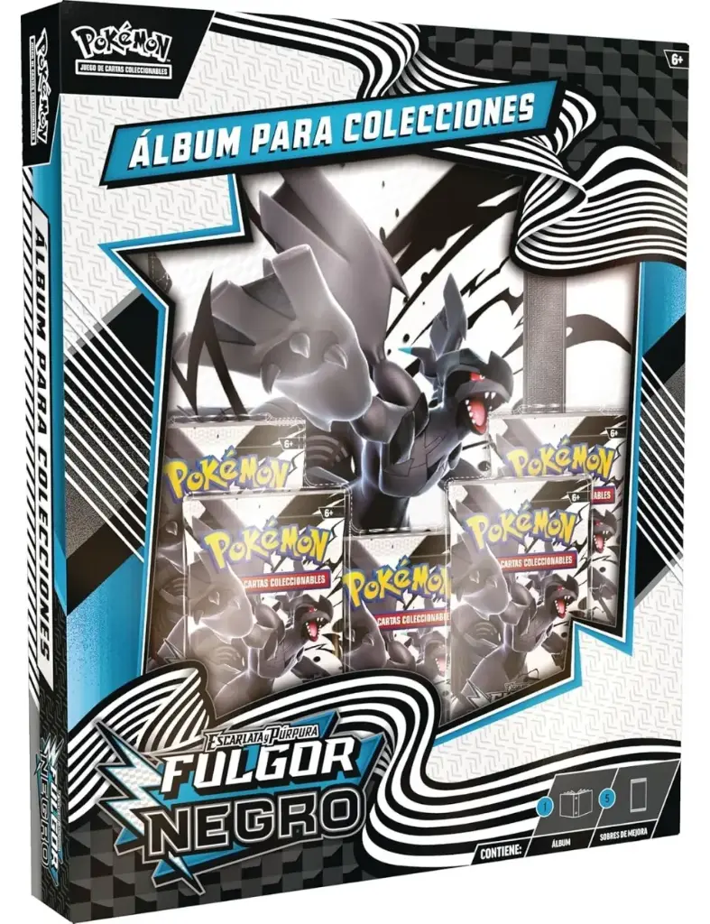 Pokémon TCC: Fulgor Negro  Álbum para colecciones (Esp) 