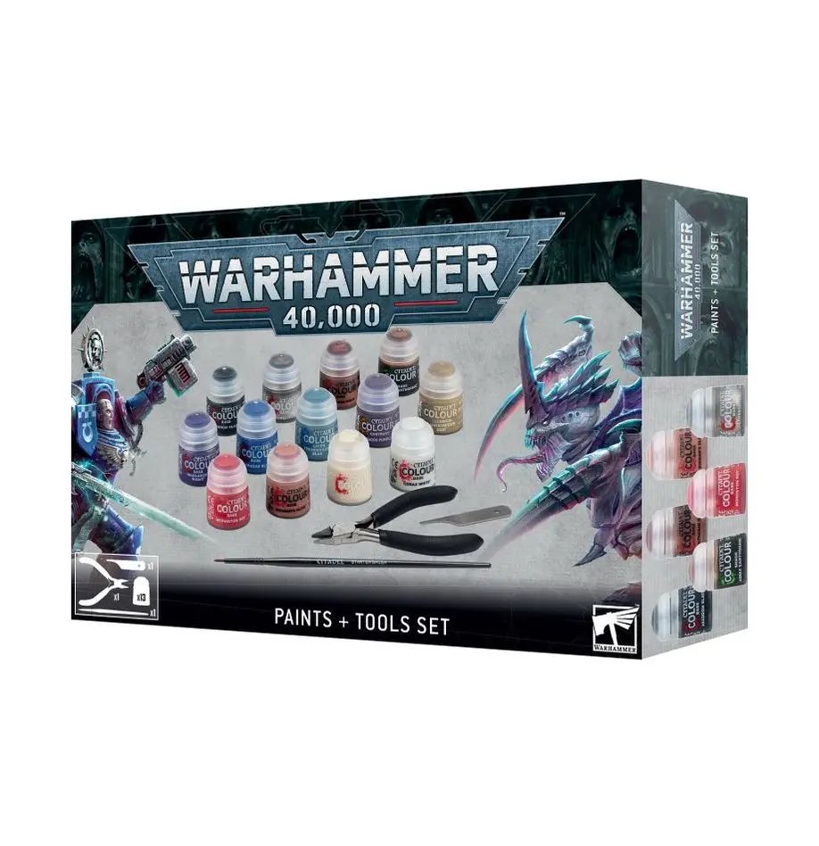 Warhammer 40,000: set de pintura y herramientas