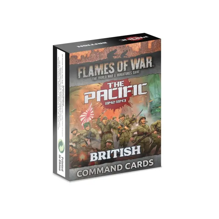 The Pacific: British, Australian & Indian Command Cards 