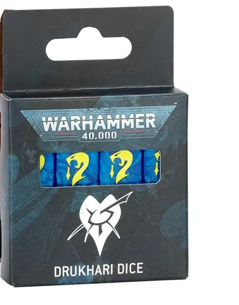 WARHAMMER 40000: DRUKHARI DICE SET