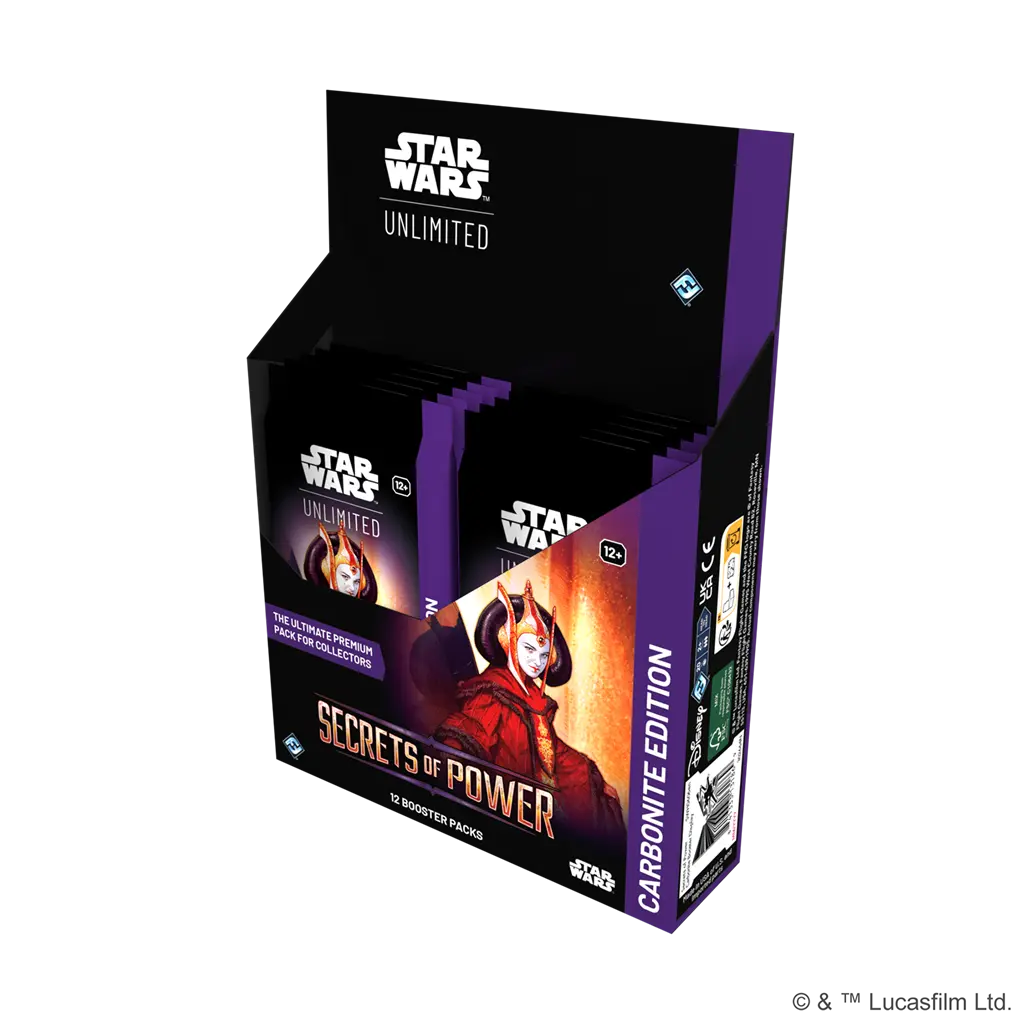 Starwars Unlimited: Secrets of Power Carbonite Booster Box ENG 