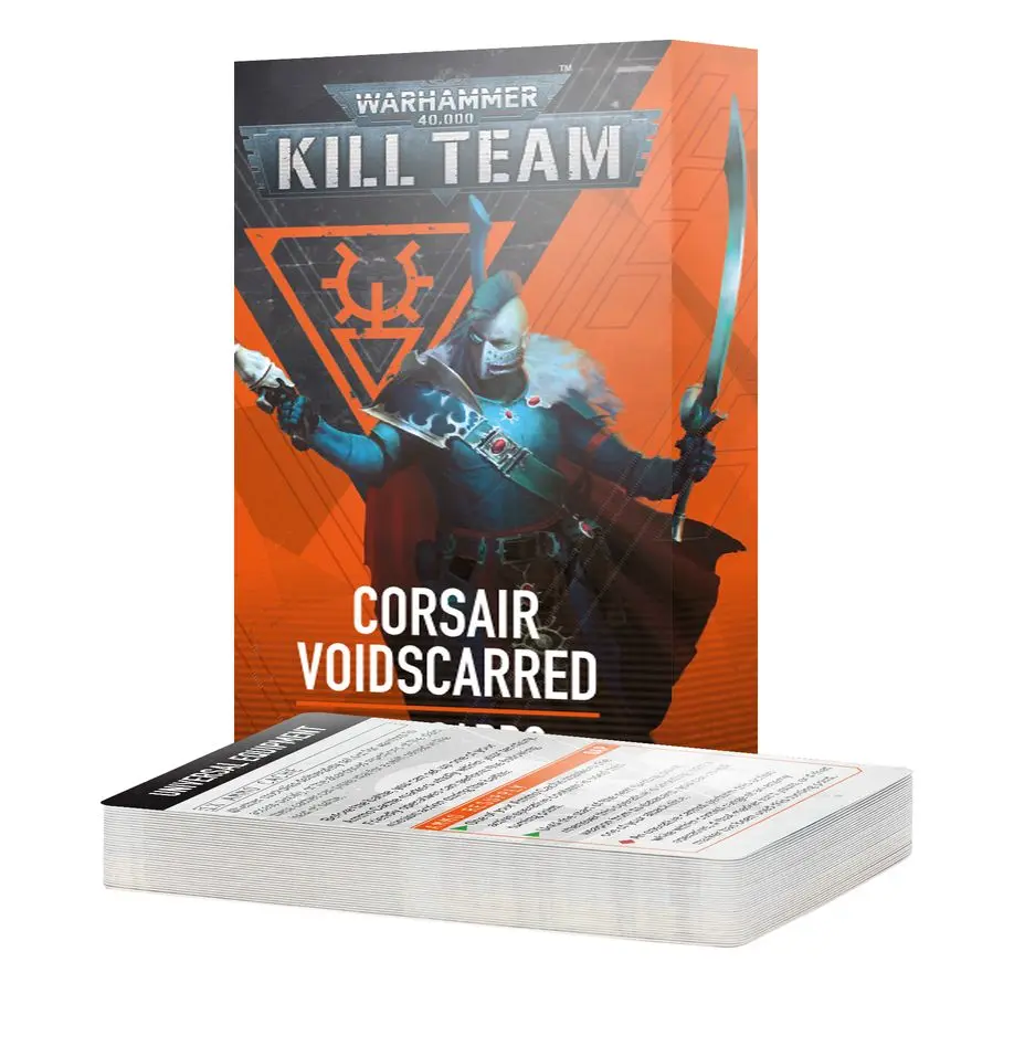 Kill Team: Corsair Voidscarred – Datacards (Inglés) 