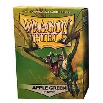 Fundas Dragon Shield Standard Matte Sleeves Deck Protector- Apple Green