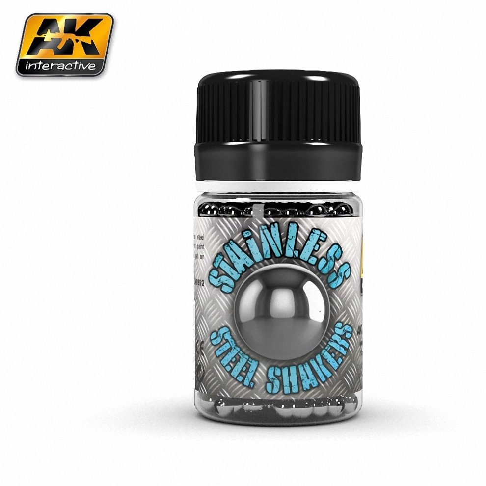 Ak00892 - Ak Interactive Stainless Steel Shakers (250 Balls)