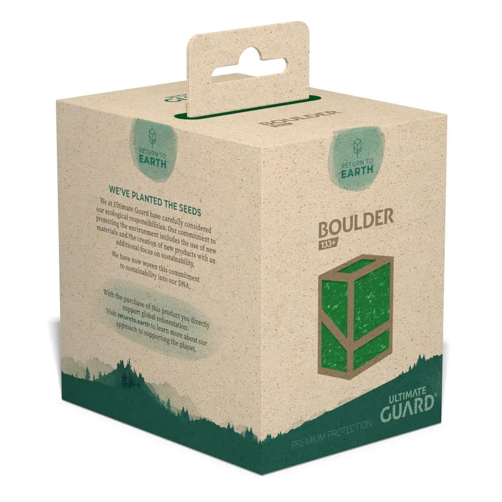 Ultimate Guard Return To Earth Boulder Deck Case 133+ Tamaño Estandar Verde