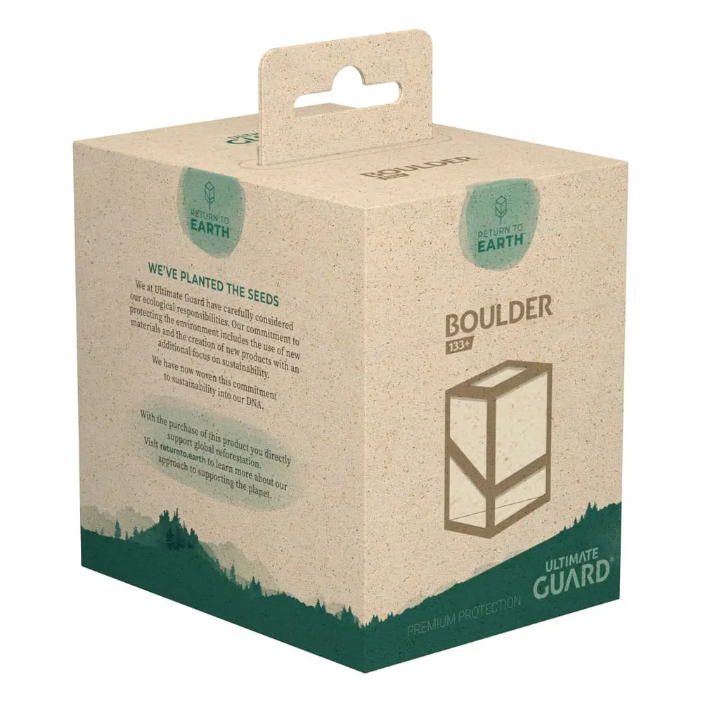 Ultimate Guard Return To Earth Boulder Deck Case 133+ Tamaño Estandar Natural