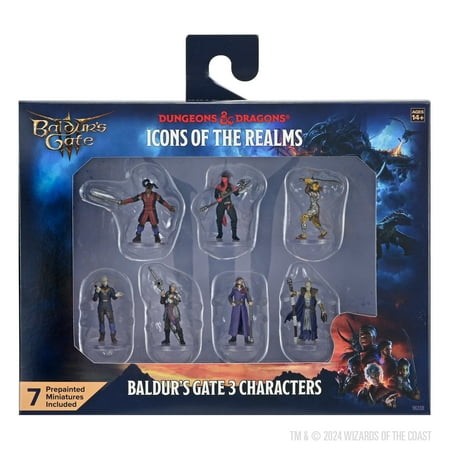 [WIZ96338] D&D Icons of the Realms Miniaturas prepintadas Planescape: Baldur's Gate 3 - Character Boxed Set 