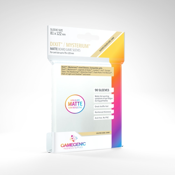 MATTE DIXIT SLEEVES 81X122MM (90)