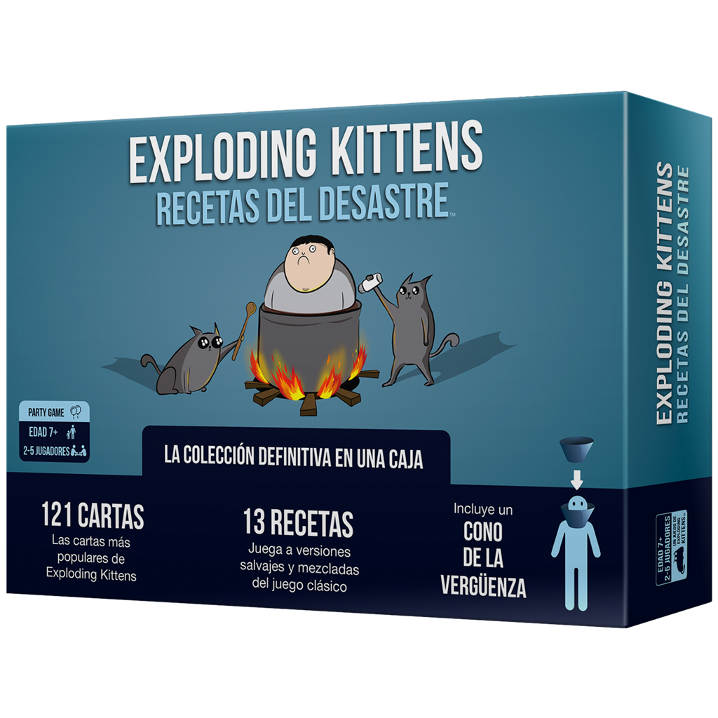 [EKIRFD01ES] Exploding Kittens Recetas Del Desastre