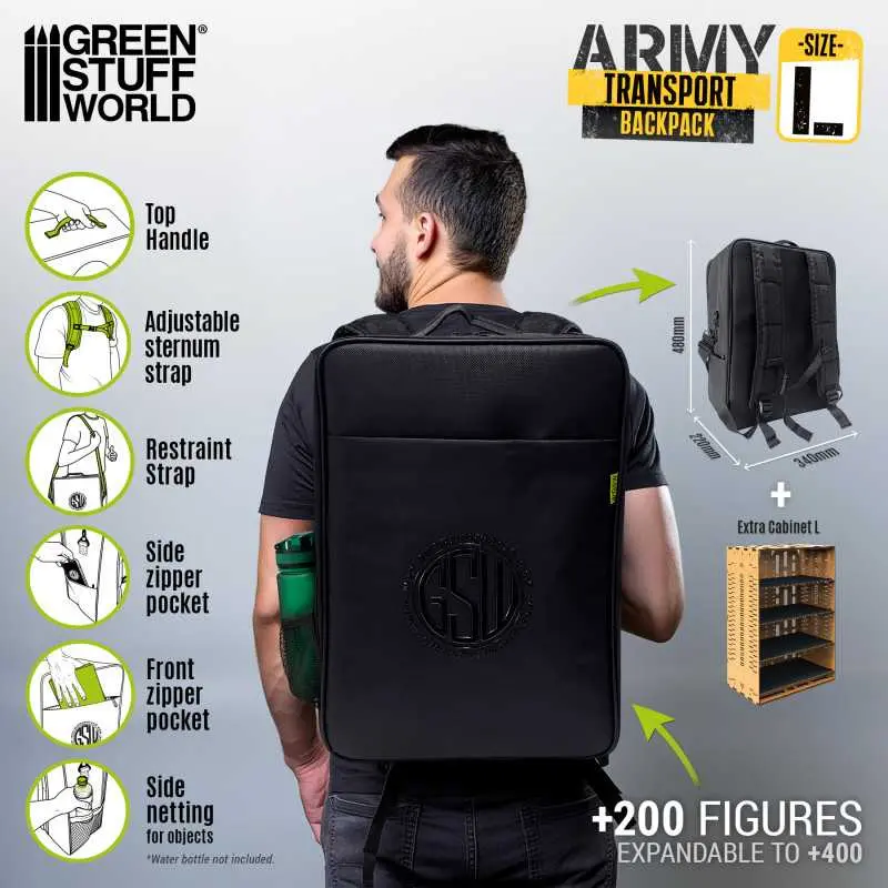 (Reserva) Mochila Maletin Transporte Miniaturas L