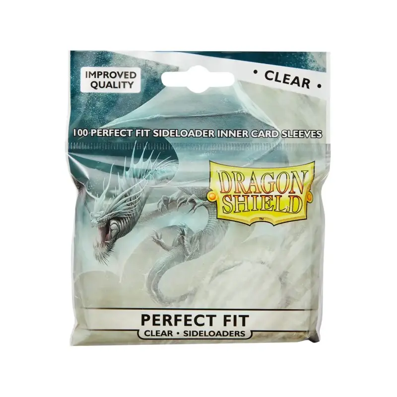 Dragon Shield Standard Perfect Fit Sideloaders Clear (100 Sleeves) 