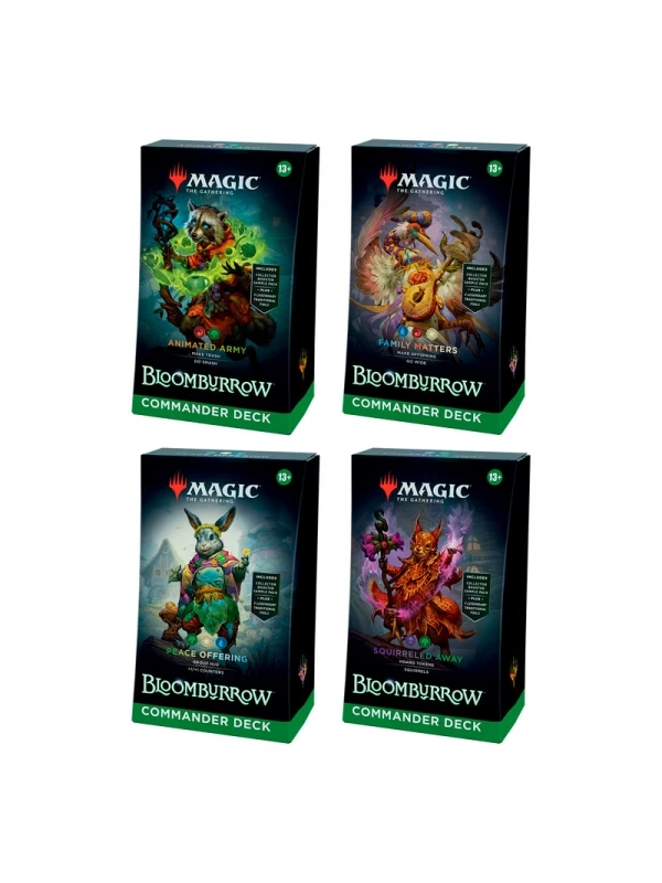 MTG Magic the Gathering Bloomburrow Mazos de Commander (ENG)