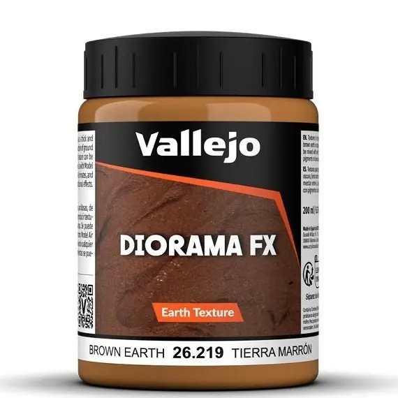 Vallejo Textura 26219 Tierra Marrón