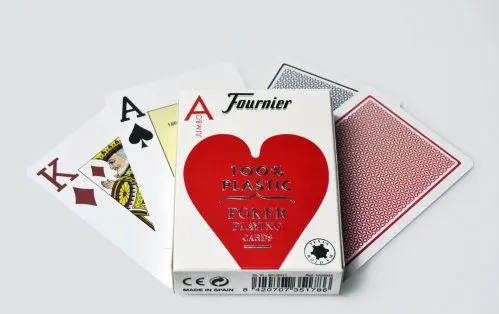 Baraja 2800 Poker Ingles Plastico 55 Cartas