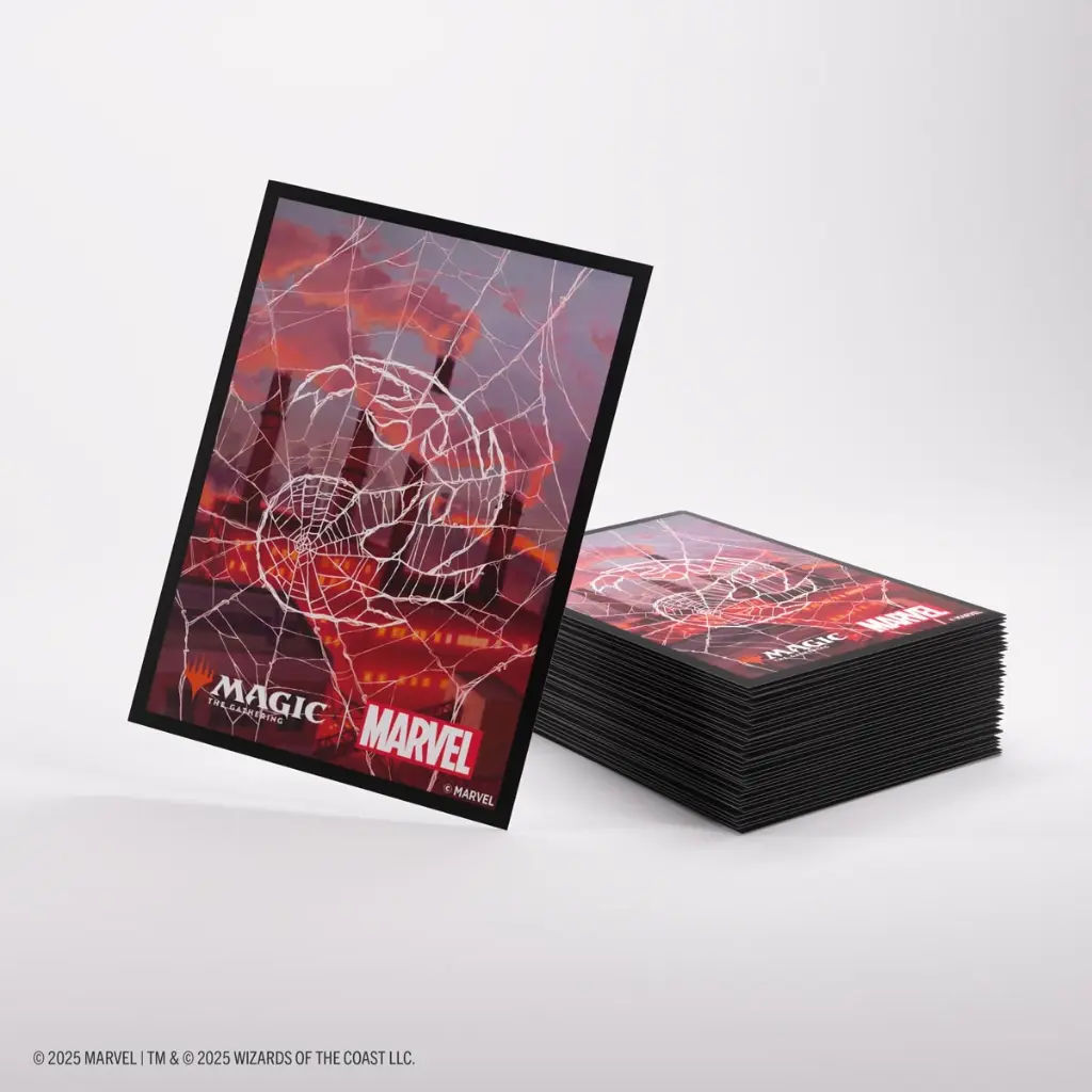 Gamegenic  Magic: The Gathering  Marvel's Spider Man Premium Art Sleeves  Spider Man Mountain (105 fundas)