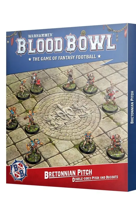 BLOOD BOWL: BRETONNIAN TEAM PITCH & DUGOUTS 