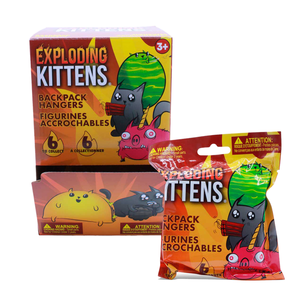 EXPLODING KITTENS BACKPACK HANGER